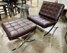 Barcelona Chair & Ottoman - LA-Area Radisson Hotel